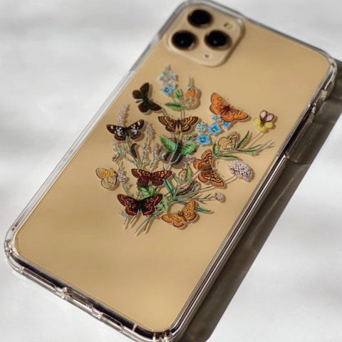 Botany Butterfly Clear Phone Case iPhone 12 Pro Max by The Urban Flair (Feat)