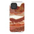 Brick Abstract Layered Mountains Print Tough Phone Case Pixel 4 Gloss [High Sheen] exclusively offered by The Urban Flair