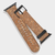 Shop The Bronze Terrazzo Print Apple Watch Band Exclusively at The Urban Flair - Trendy Faux/Vegan Leather iWatch Straps - Affordable Replacements Bands For Women