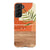 Galaxy S21 Gloss (High Sheen) Burnt Boho Abstract Wood Print Tough Phone Case - The Urban Flair