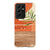 Burnt Boho Abstract Wood Print Tough Phone Case Galaxy S21 Ultra Satin [Semi-Matte] exclusively offered by The Urban Flair