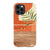 iPhone 12 Pro Satin (Semi-Matte) Burnt Boho Abstract Wood Print Tough Phone Case - The Urban Flair