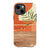 iPhone 13 Mini Gloss (High Sheen) Burnt Boho Abstract Wood Print Tough Phone Case - The Urban Flair