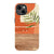iPhone 13 Satin (Semi-Matte) Burnt Boho Abstract Wood Print Tough Phone Case - The Urban Flair