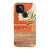 Pixel 4A 5G Gloss (High Sheen) Burnt Boho Abstract Wood Print Tough Phone Case - The Urban Flair