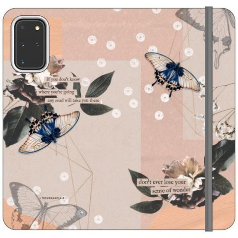 Galaxy S20 Plus Butterfly Abstract Wallet Phone Case - The Urban Flair