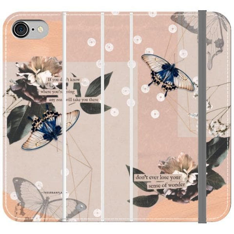 iPhone 7/8/SE 2020 Butterfly Abstract Wallet Phone Case - The Urban Flair