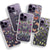 Best Phone Cases For New Deep Purple iPhone 14 Pro and 14 Pro Max Clear Cases With Butterfly Moth Design Aesthetic Covers By The Urban Flair Feat