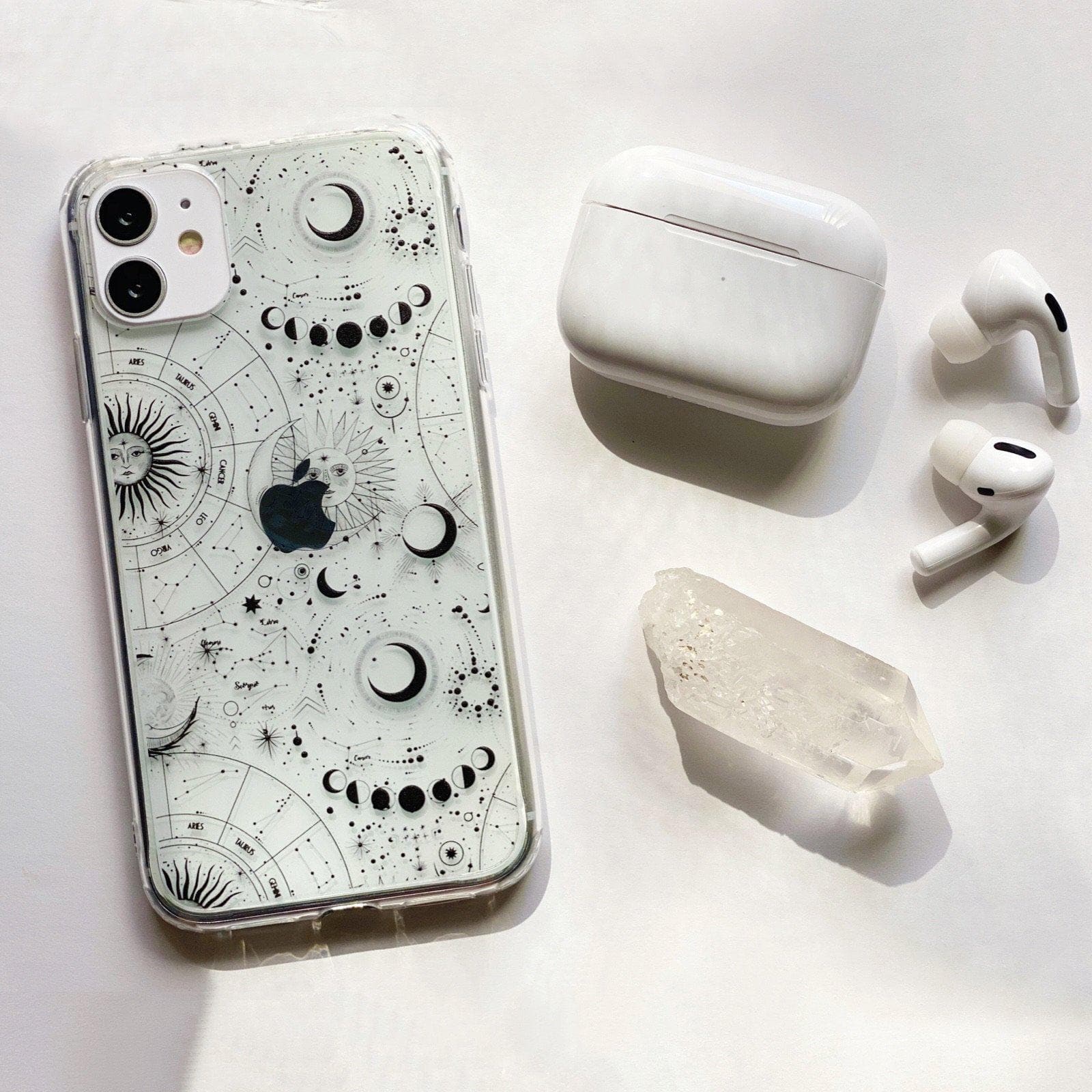 Celestial Zodiac Clear Phone Case Celestial Zodiac Clear Phone Case