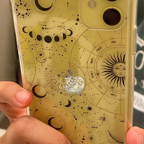 Celestial Zodiac Clear Phone Case iPhone 12 Pro Max White by The Urban Flair (Customer Feat)