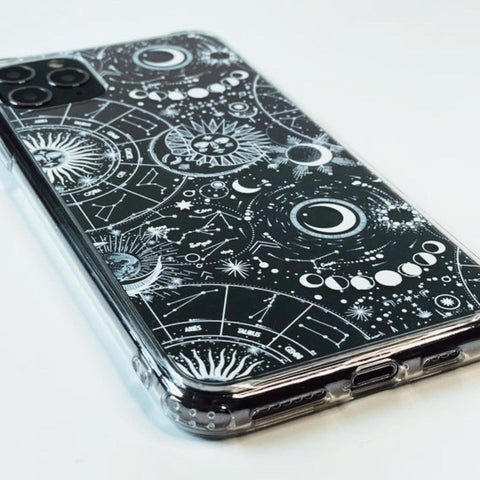 Celestial Zodiac Clear Phone Case iPhone 12 Pro Max White by The Urban Flair (Feat)