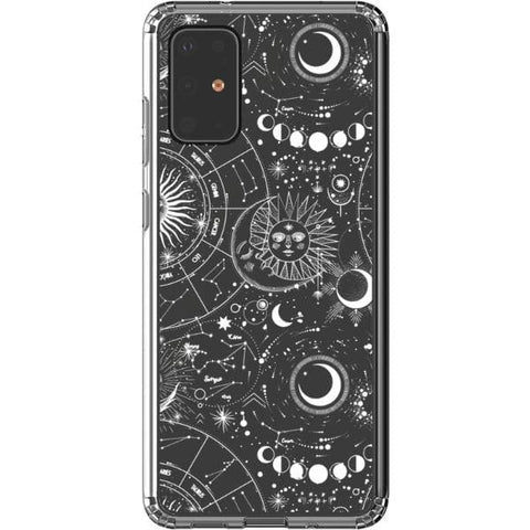 Celestial Zodiac Clear Phone Case for your Galaxy S20 Plus exclusively at The Urban Flair