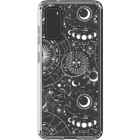 Celestial Zodiac Clear Phone Case for your Galaxy S20 exclusively at The Urban Flair