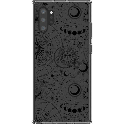 Celestial Zodiac Clear Phone Case for your Note 10 Plus exclusively at The Urban Flair