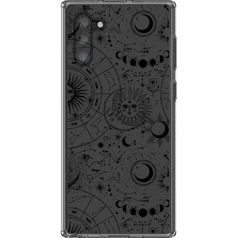 Celestial Zodiac Clear Phone Case for your Note 10 exclusively at The Urban Flair