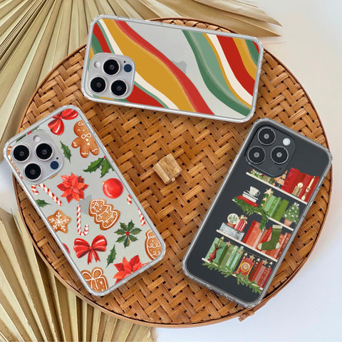 Best Christmas Phone Cases For Apple iPhone & Samsung Galaxy Clear Cases With Cute Aesthetic Winter Designs By The Urban Flair Feat
