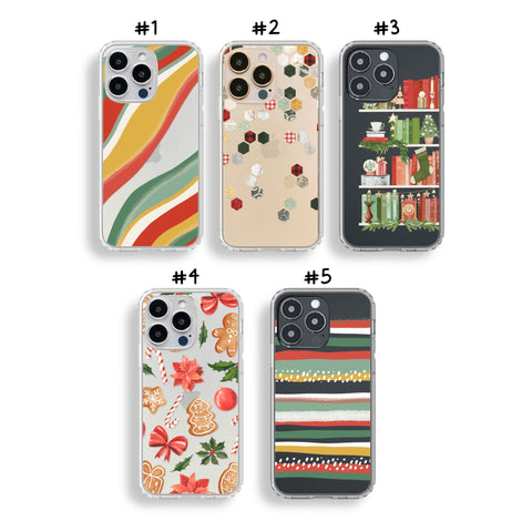 Best Christmas Phone Cases For Apple iPhone & Samsung Galaxy Clear Cases With Cute Aesthetic Winter Designs By The Urban Flair Feat