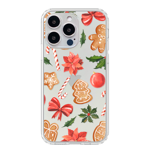 Christmas Design Clear Phone Cases