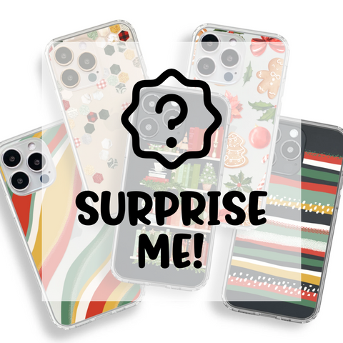 Christmas Design Clear Phone Cases