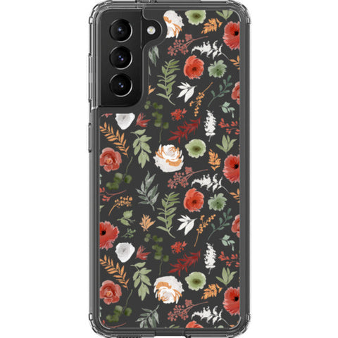 Christmas Foliage Clear Phone Case