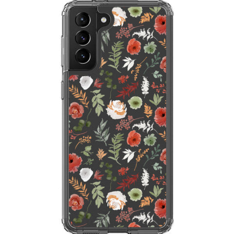 Christmas Foliage Clear Phone Case