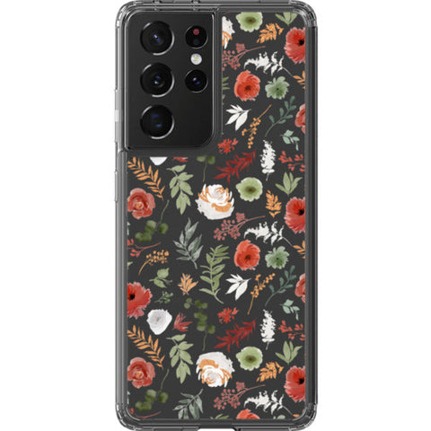 Christmas Foliage Clear Phone Case