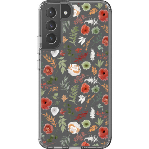 Christmas Foliage Clear Phone Case