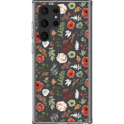 Christmas Foliage Clear Phone Case