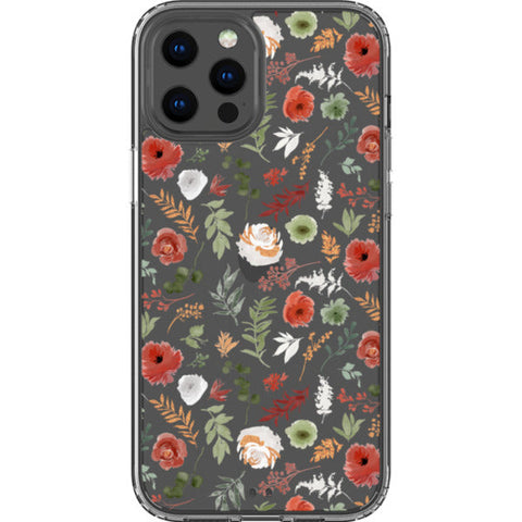 Christmas Foliage Clear Phone Case