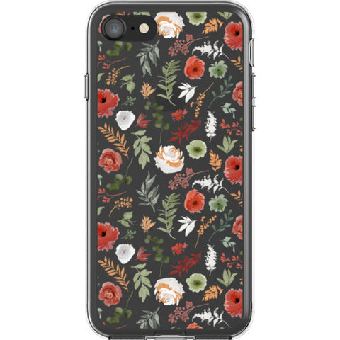 Christmas Foliage Clear Phone Case