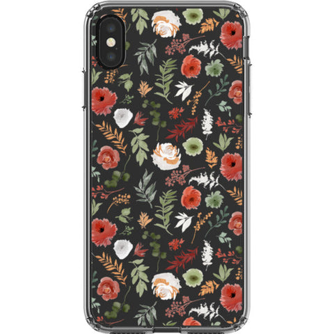 Christmas Foliage Clear Phone Case