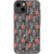 Christmas Skeletons Clear Phone Case