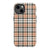 Classic Beige Tartan Tough Phone Case for your iPhone 13 in a gorgeous Satin (Semi-Matte) finish! Free shipping for all US orders and a complementary LIFETIME warranty!