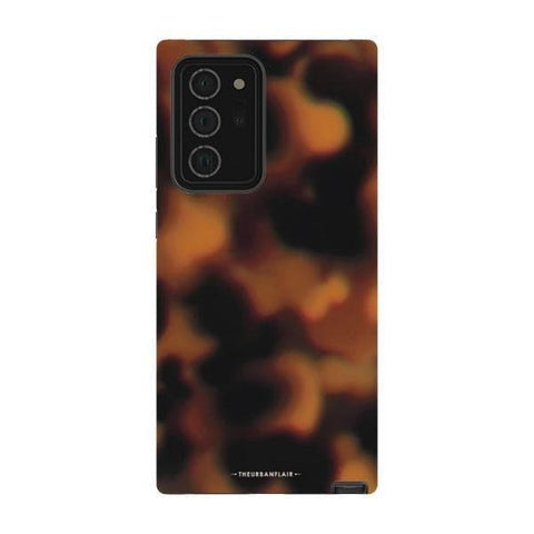Galaxy Note 20 Ultra Satin (Semi-Matte) Classic Tortoise Shell Print Tough Phone Case - The Urban Flair