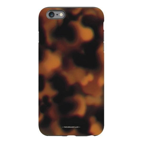 iPhone 6s Plus Satin (Semi-Matte) Classic Tortoise Shell Print Tough Phone Case - The Urban Flair