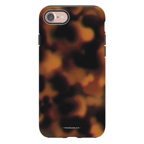 Classic Tortoise Shell Print Tough Phone Case iPhone 7/8 Satin [Semi-Matte] exclusively offered by The Urban Flair