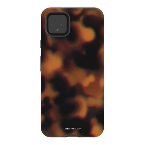 Pixel 4XL Gloss (High Sheen) Classic Tortoise Shell Print Tough Phone Case - The Urban Flair
