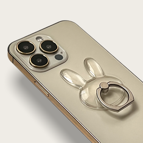 Clear Bunny Shaped Ring Grip