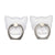 Plain Clear Cat Shape Ring Grip Holder For iPhone or Galaxy 360 Phone Stand With Silver Ring