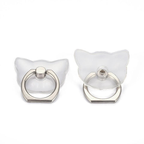 Rectangle Clear Phone Ring Grips - The Urban Flair