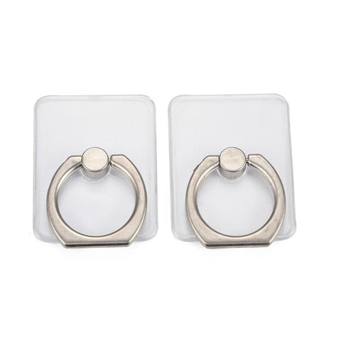 Rectangle Clear Phone Ring Grips - The Urban Flair