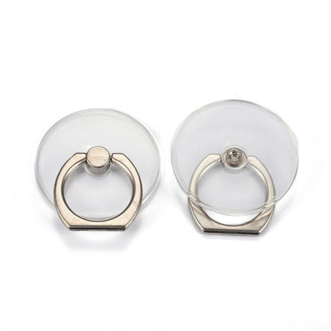 Rectangle Clear Phone Ring Grips - The Urban Flair