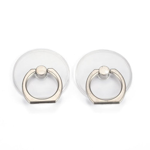 Rectangle Clear Phone Ring Grips - The Urban Flair