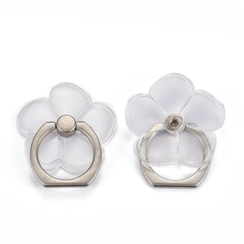 Rectangle Clear Phone Ring Grips - The Urban Flair