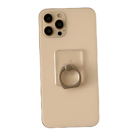 Rectangle Clear Phone Ring Grips - The Urban Flair Feat