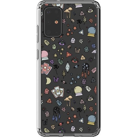 Galaxy S20 Plus Colorful Mystic Doodles Clear Phone Case - The Urban Flair