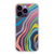 Colorful Retro Clear Phone Cases For New Deep Purple iPhone 14 Pro