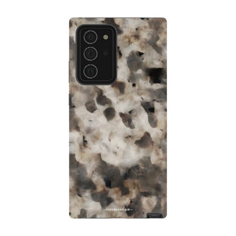 Cool Brown Tortoise Shell Print Tough Phone Case Galaxy Note 20 Ultra Gloss [High Sheen] exclusively offered by The Urban Flair