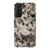 Cool Brown Tortoise Shell Print Tough Phone Case Galaxy S21 Gloss [High Sheen] exclusively offered by The Urban Flair