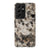 Cool Brown Tortoise Shell Print Tough Phone Case Galaxy S21 Ultra Gloss [High Sheen] exclusively offered by The Urban Flair